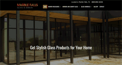 Desktop Screenshot of marblefallsglass.com